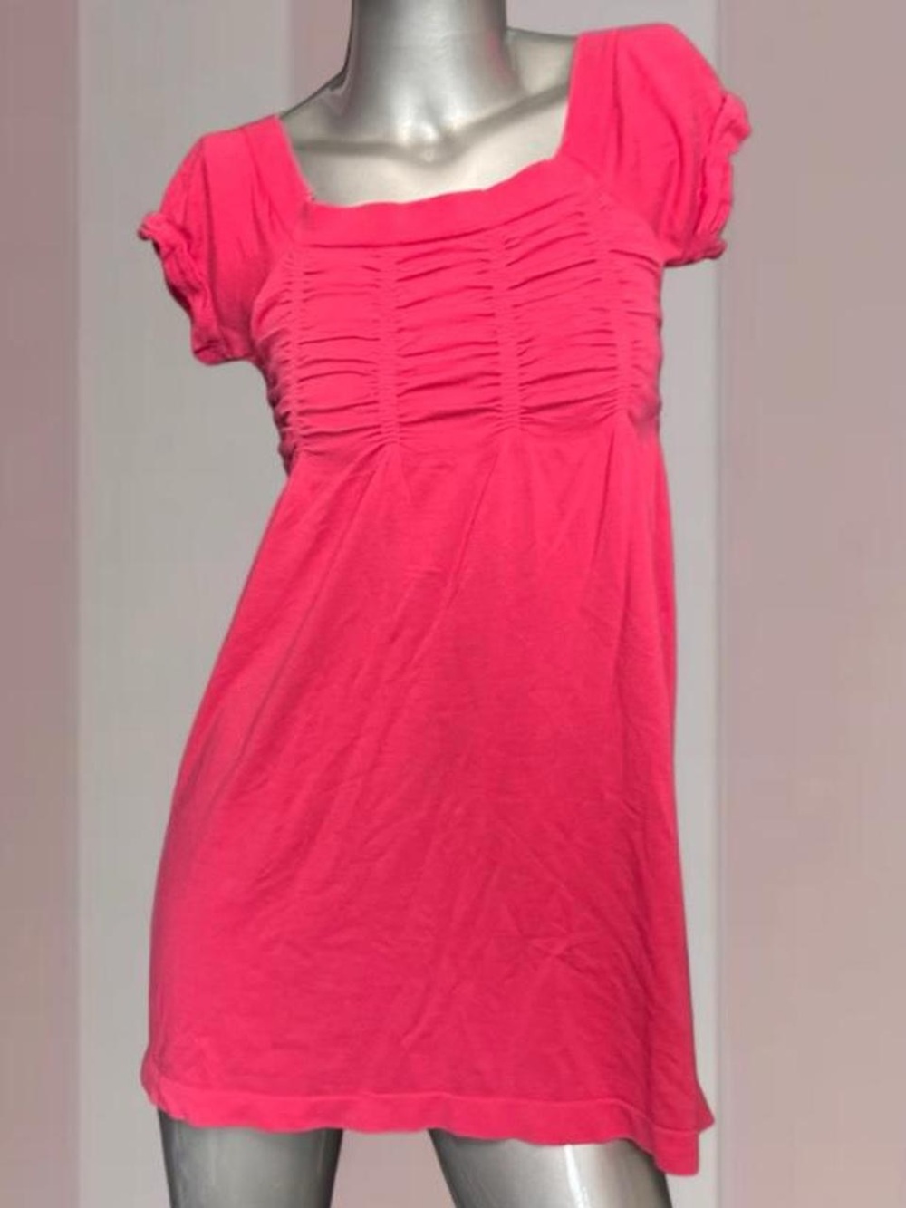Y2K Pink Baby Doll Top